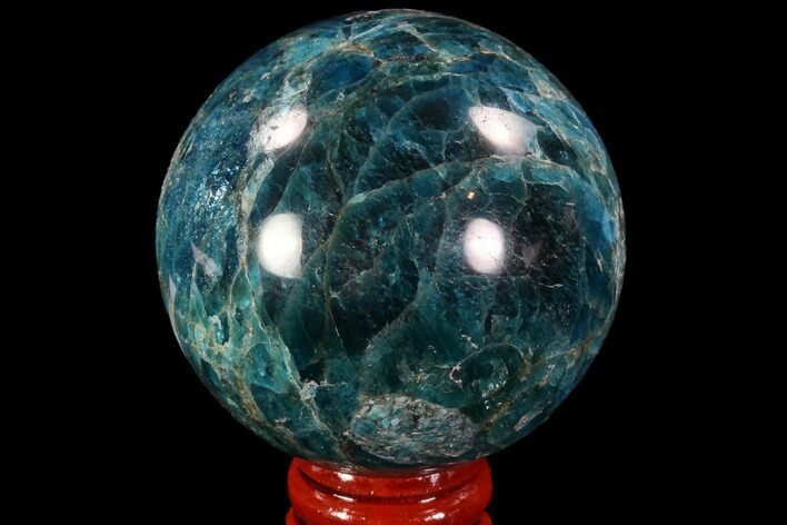 Bargain, Bright Blue Apatite Sphere - Madagascar #90190
